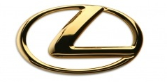 Lexus Gold plated emblem